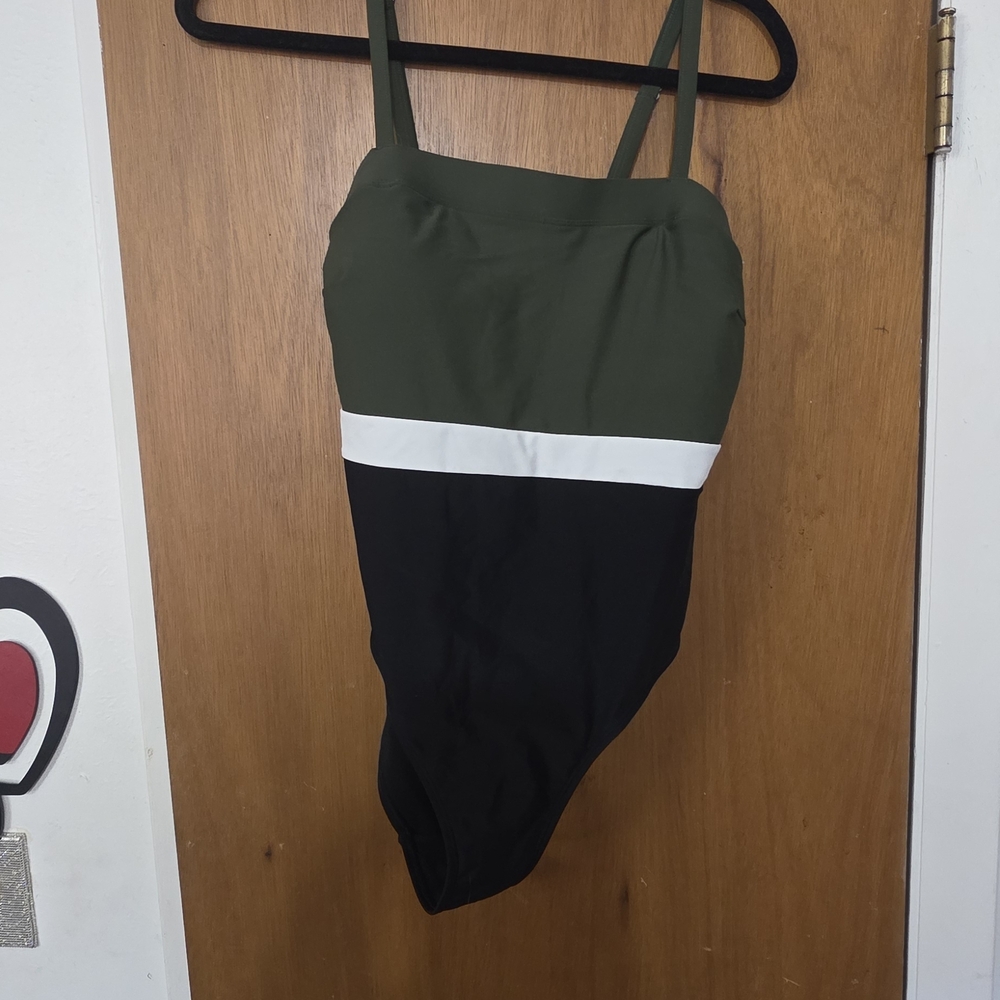 Kids Green and Black One Piece